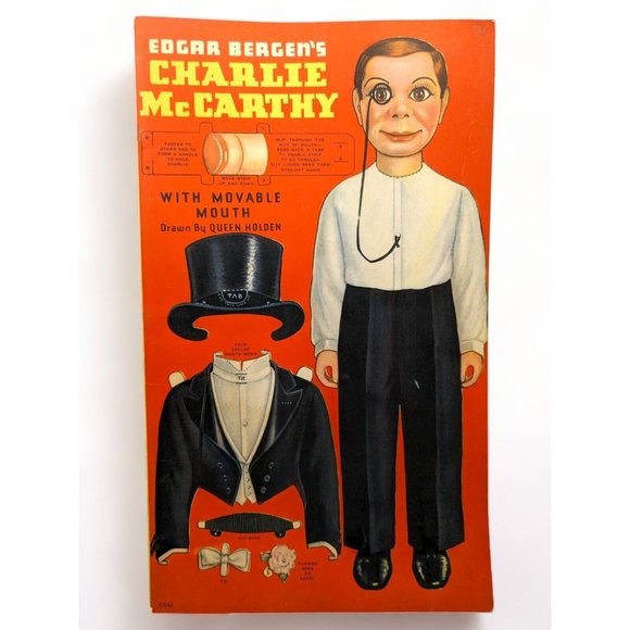 Edgar Bergan's Charlie McCarthy Paper Doll Book #995 (Whitman, 1938) - Picture 1 of 7